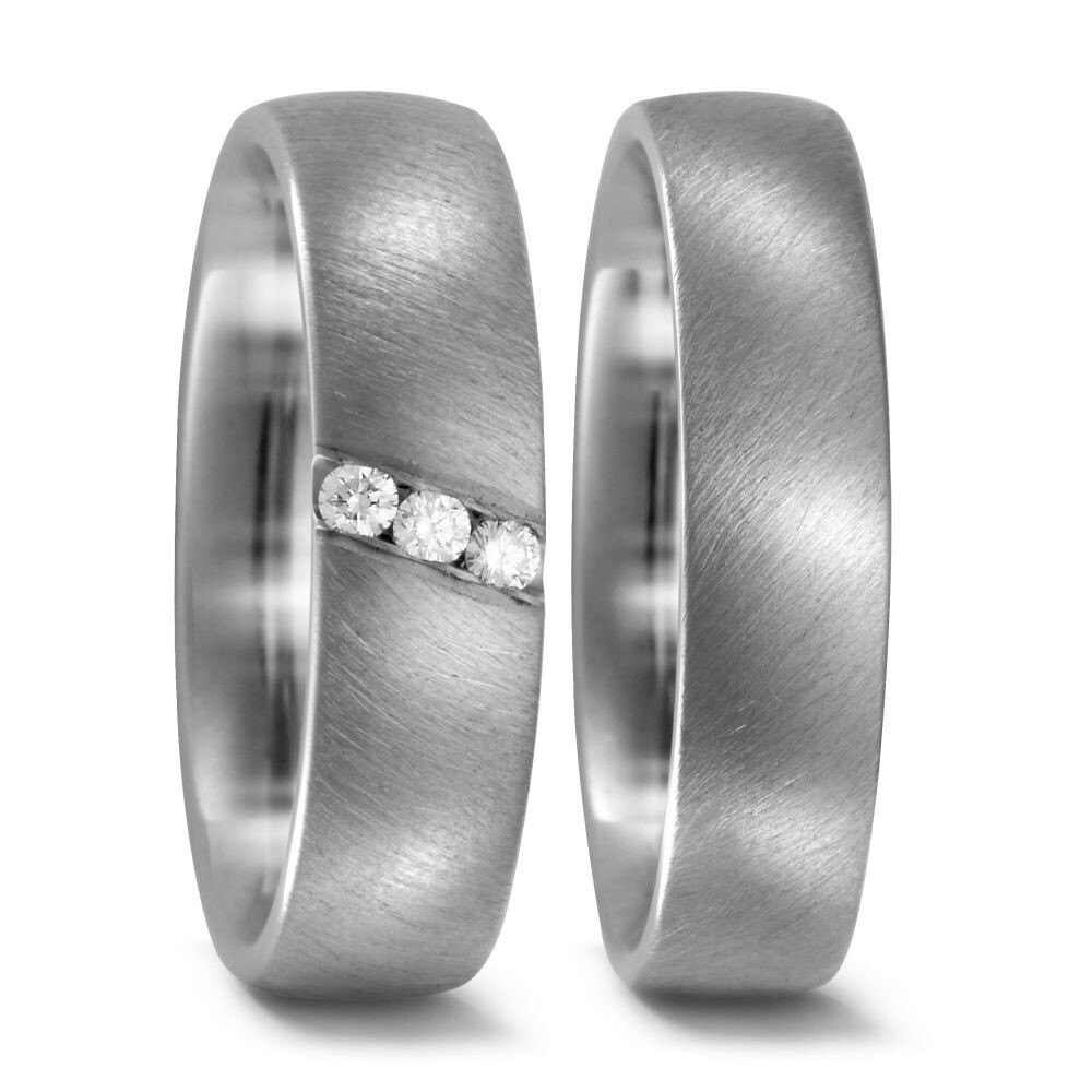 Trauringe Titan Brillant TitanFactory 51911 & 51813