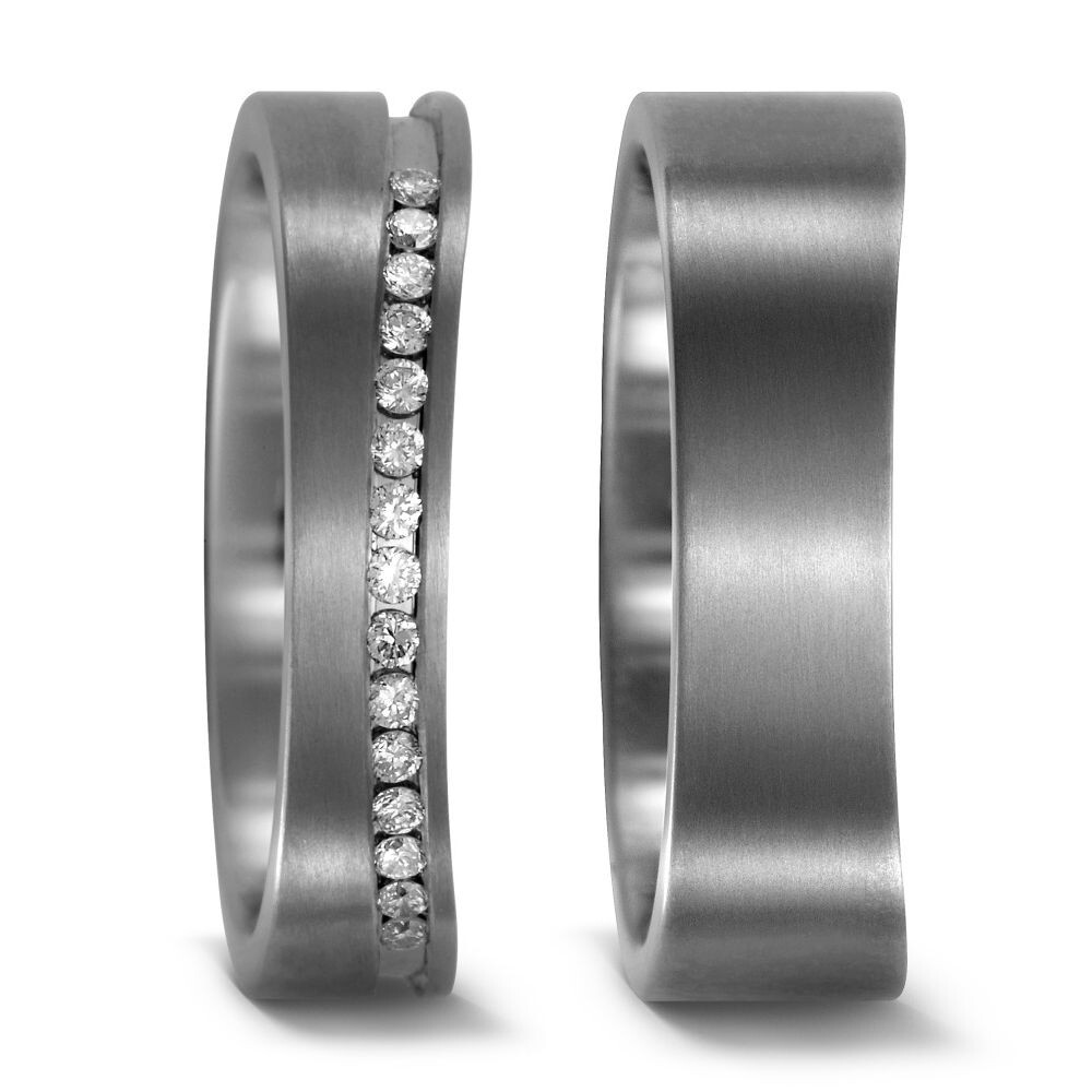 Trauringe Titan Brillant TitanFactory 51977 & 51983