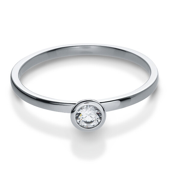 Breuning Verlobungsring 41/05288 aus Sterlingsilber 925 mit Zirkonia