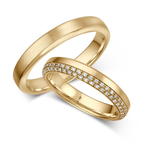 Giloy Trauringe TR-0-00085 & TR-1-00085 Natalie Gelbgold