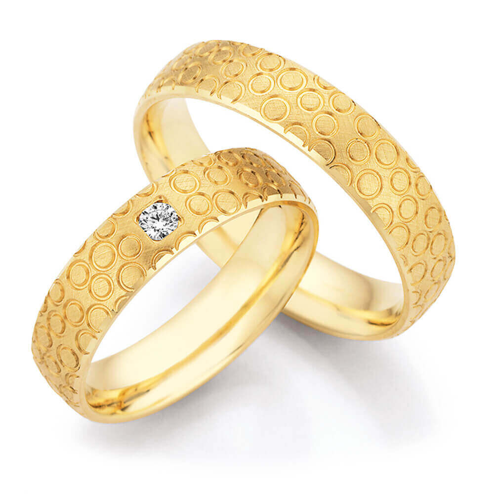 Trauringe Honeymoon Gelbgold Collection Ruesch 66/77030
