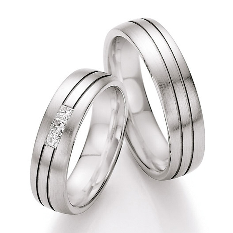 Eheringe Edition Platin Brillant Ruesch 73/10150