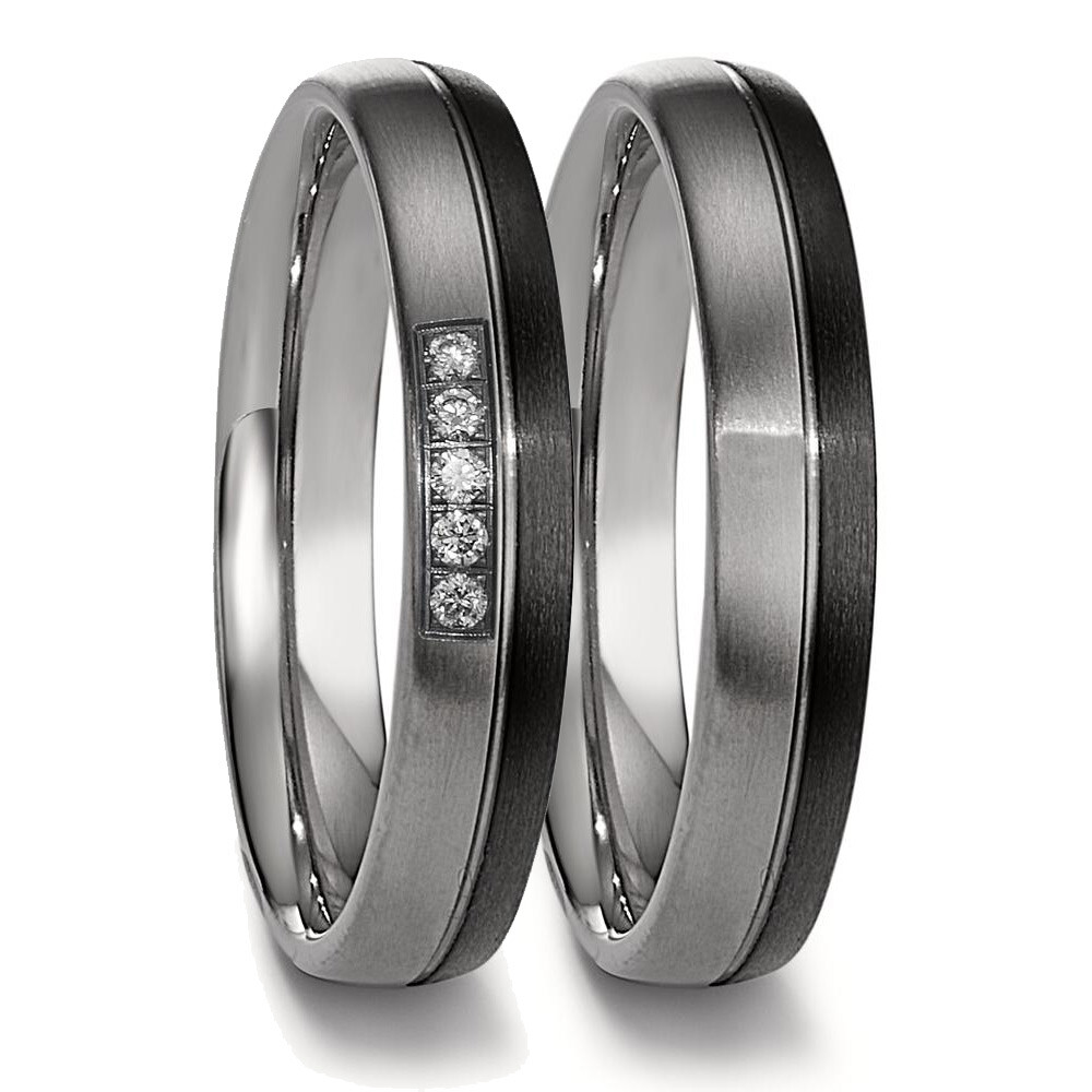 Trauringe Carbon Titan Brillant TitanFactory 52690