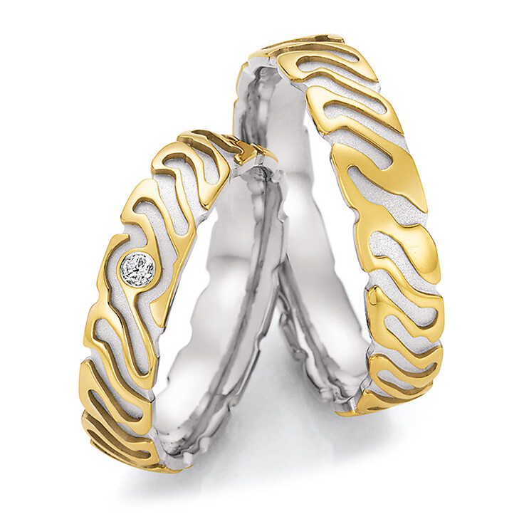 Collection Ruesch Trauringe Bicolor 66/65110 & 66/65120