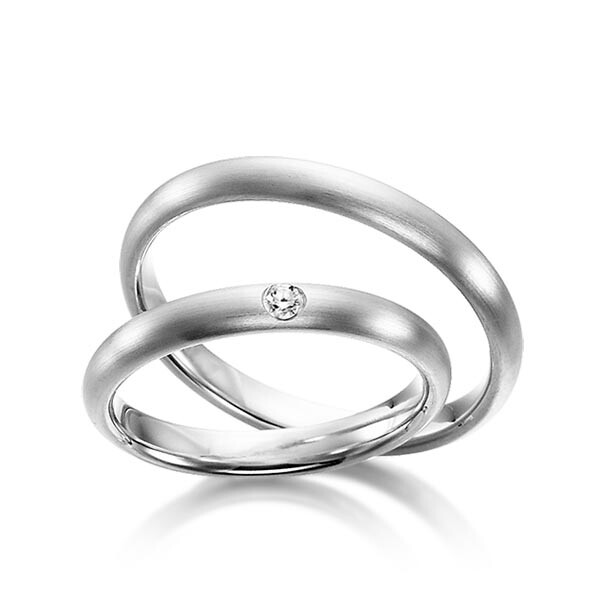 Sickinger Trauringe Palladium Brillant SC-1112-1