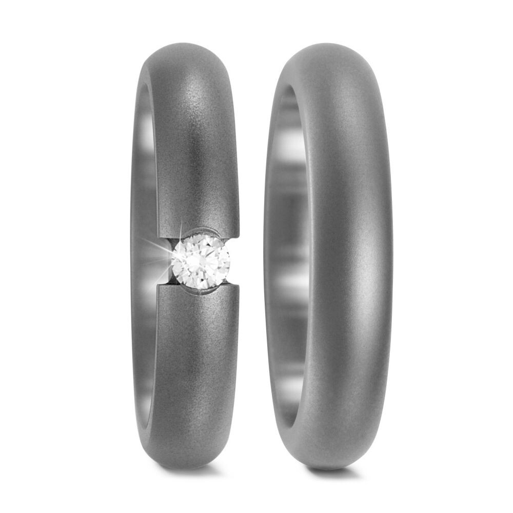 TitanFactory Trauringe aus Titan - 50784 - Spannring