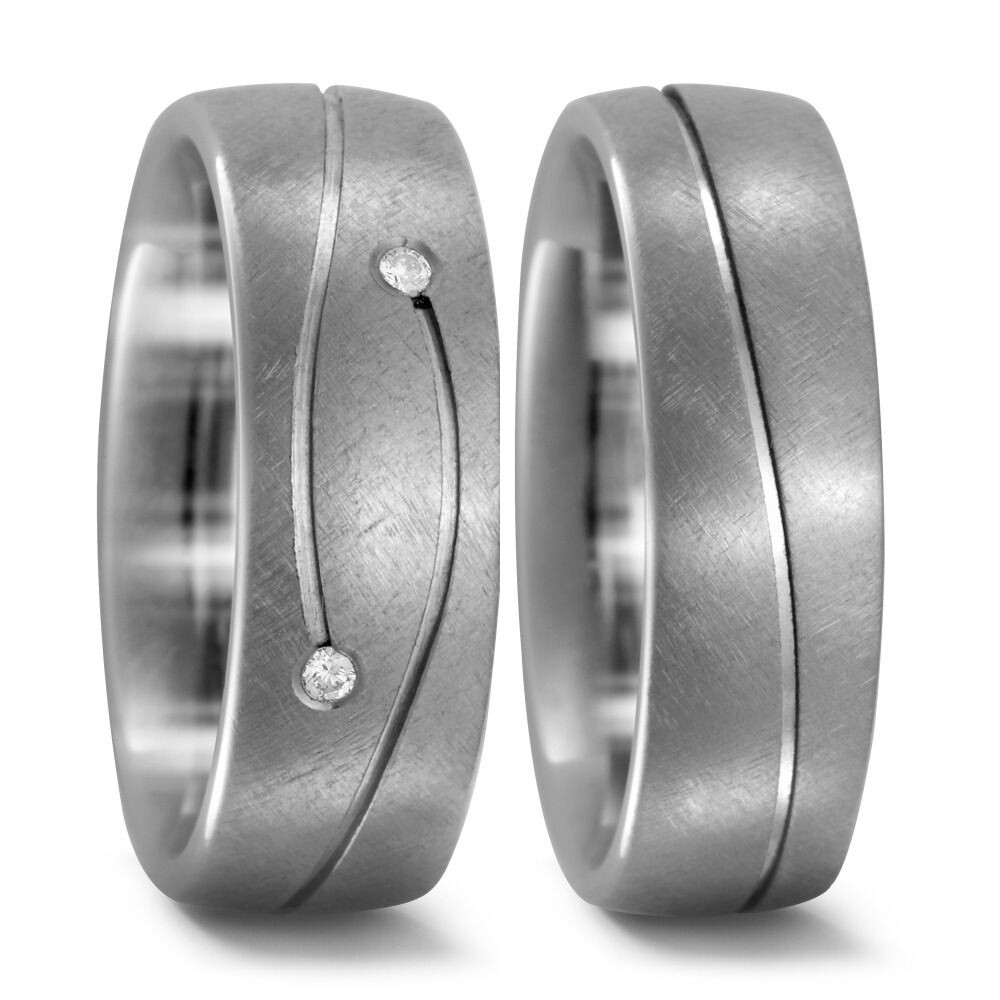 Trauringe Partnerringe Titan Brillant TitanFactory 51925