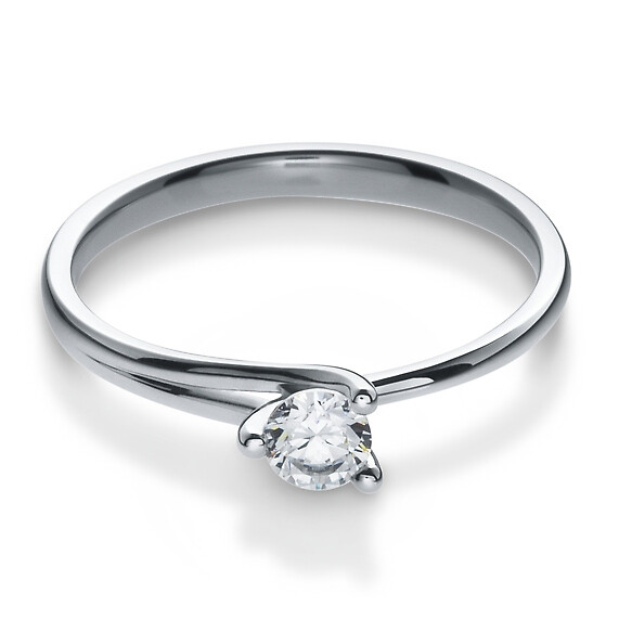 Antragsring Silber mit Zirkonia Breuning 41/05303