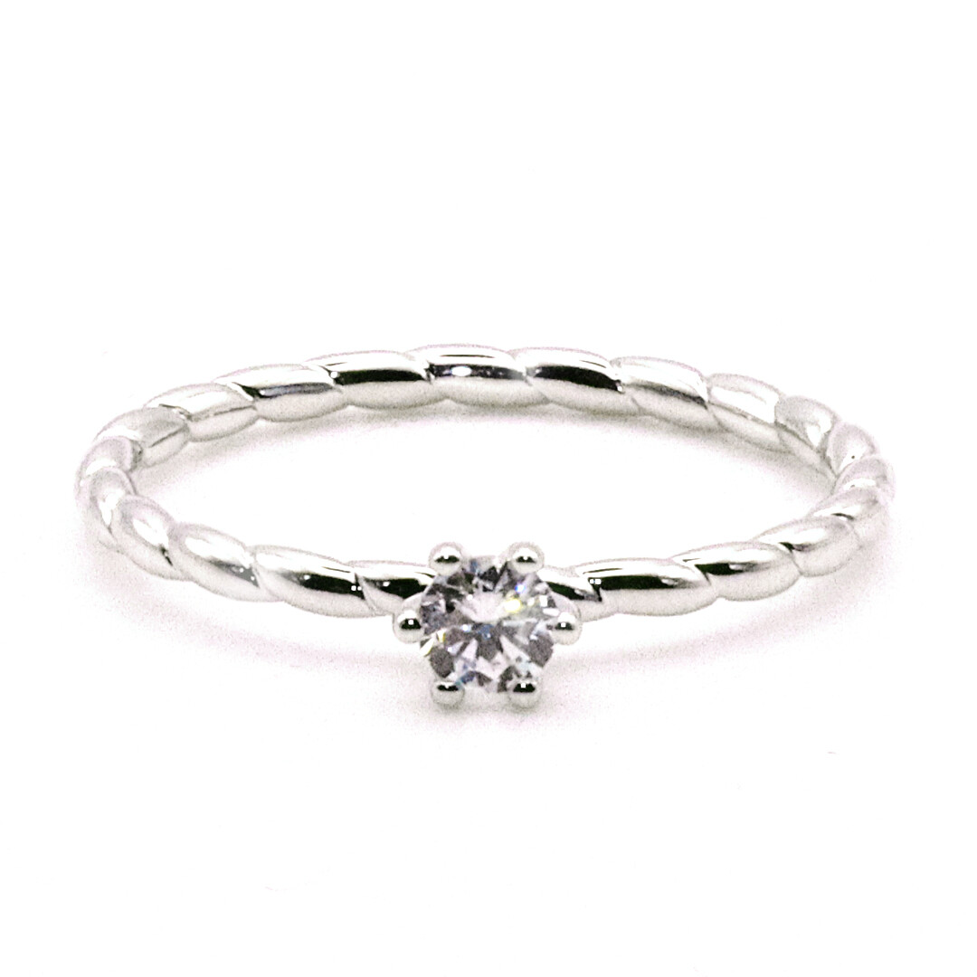 Breuning Verlobungsring Twisted BR172-9 Weißgold Brillant