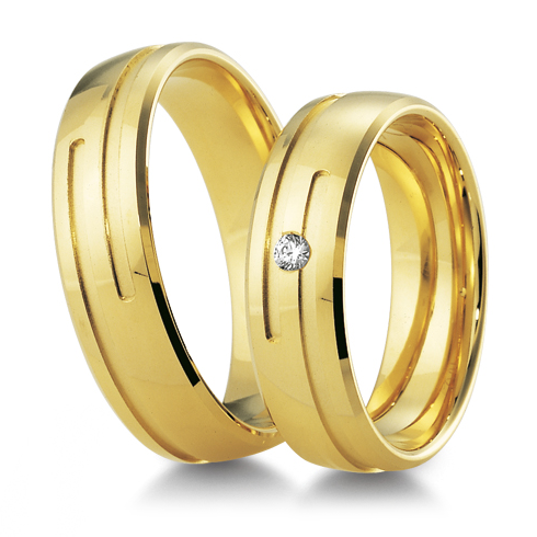 Trauringe Gelbgold Inspiration Breuning 48/04119 & 48/04120