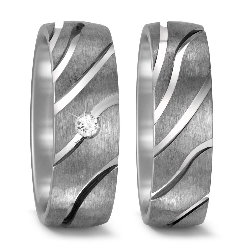 Trauringe Partnerringe Titan Brillant TitanFactory 52433