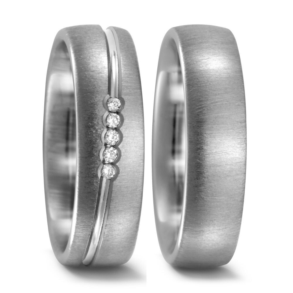 Trauringe Titan Brillant TitanFactory 51943 & 51813