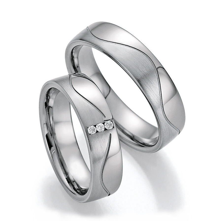 Ruesch Trauringe Platin 600 & Titan 86/10090