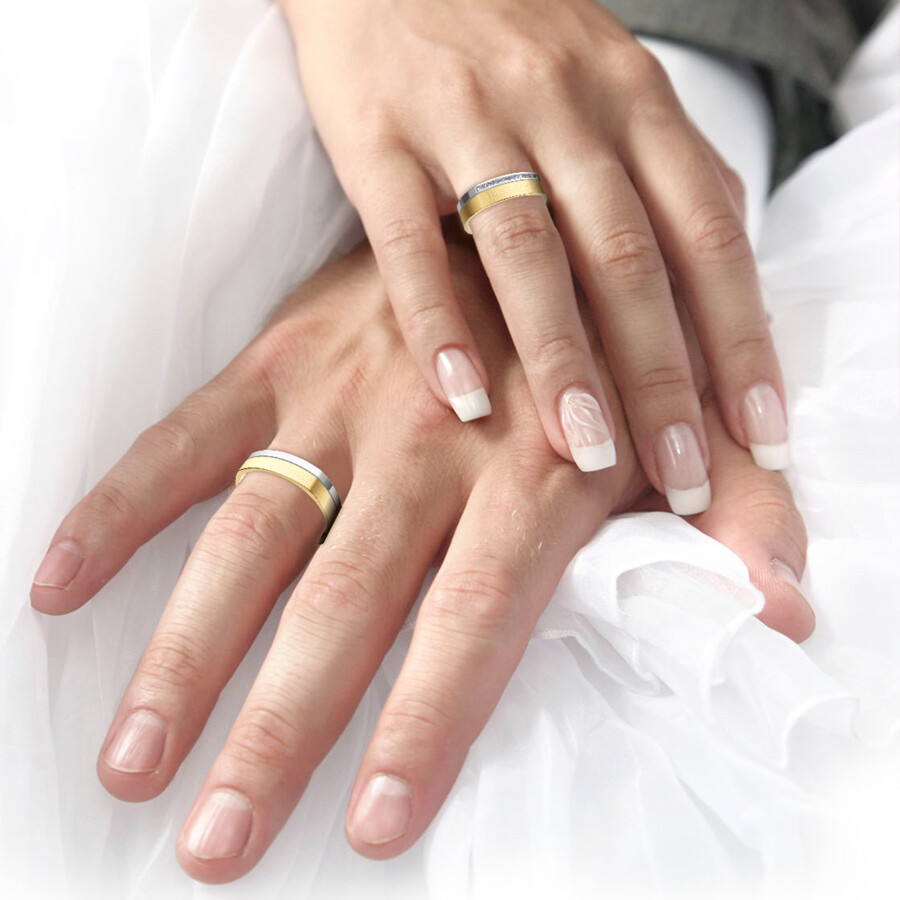 Trauringe Bicolor Honeymoon Ruesch 66/45010 & 66/45020