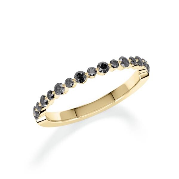 Memoire-Ring Gelbgold 333 Black zus. 0,285 ct. Rubin RU-1801