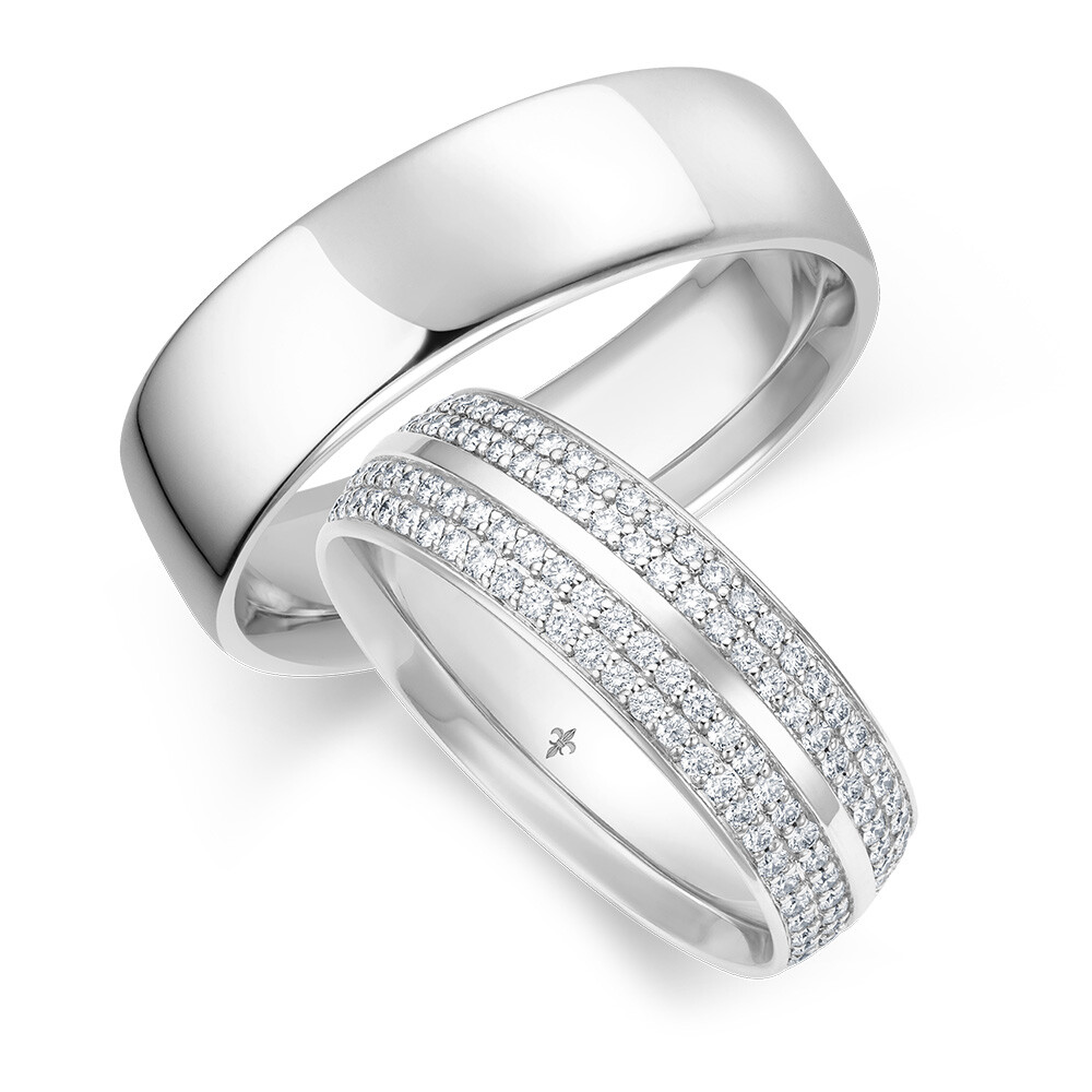 Eheringe Leni Weißgold Giloy TR-0/TR-1-00103