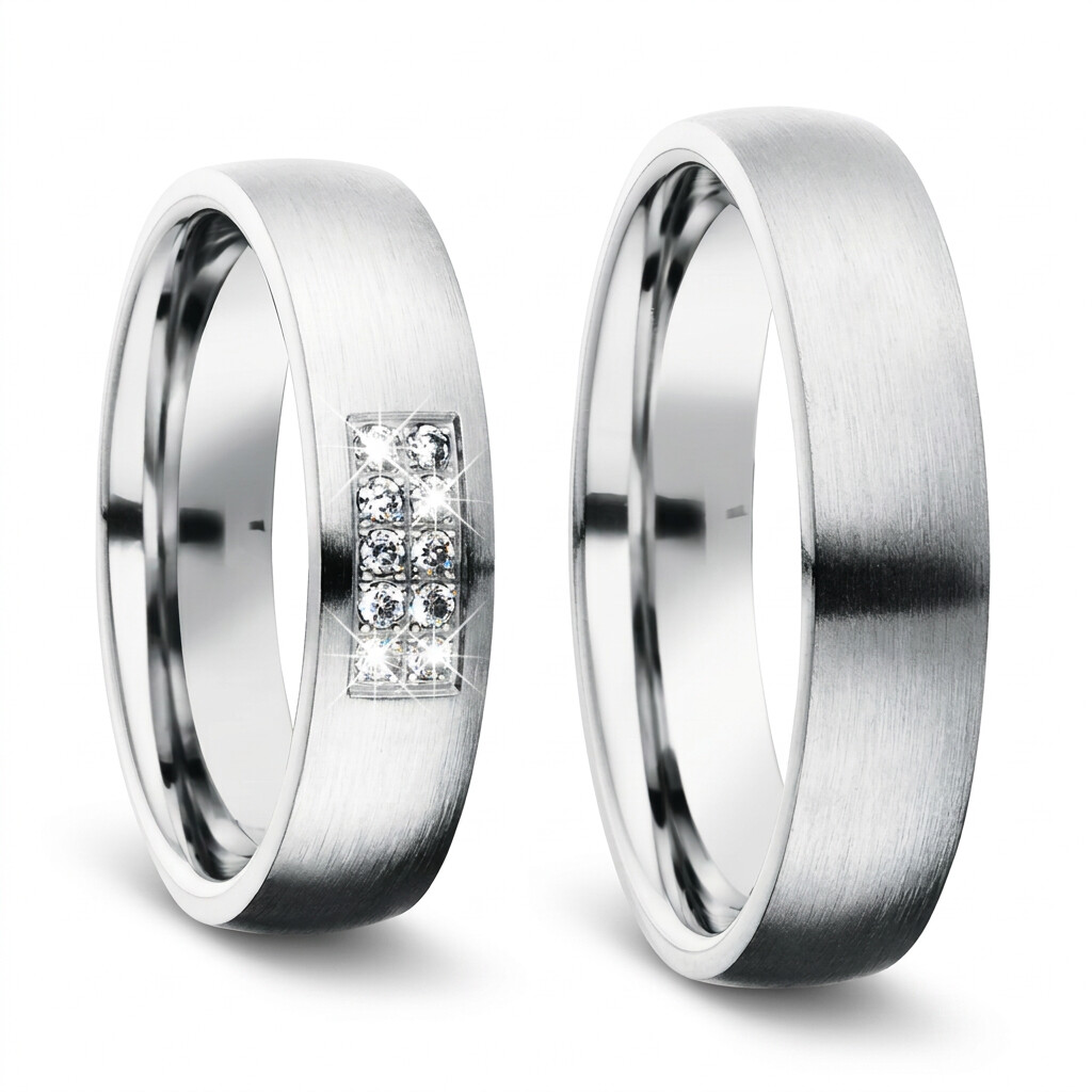 Freundschaftsringe Silber 925 Zirkonia Bedra 90055