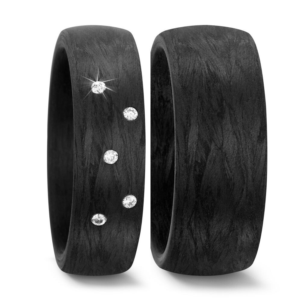 TitanFactory Trauringe aus Carbon - 59303 & 59289