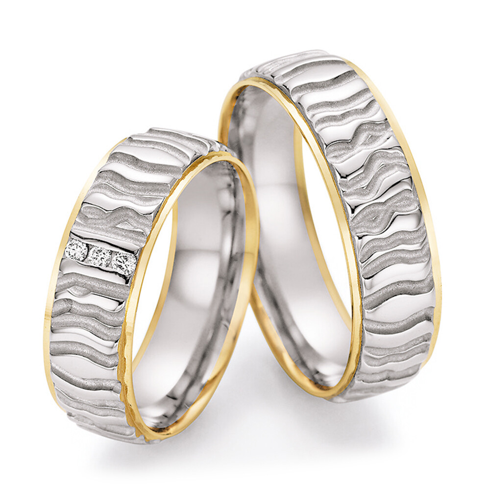 Trauringe Bicolor Honeymoon Ruesch 66/45030 & 66/45040