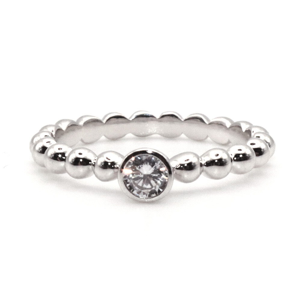 Antragsring Solitär Silber 925 rhodiniert RZ00013