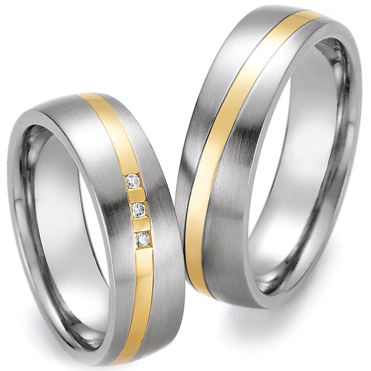 Ruesch Trauringe Gelbgold 585 & Edelstahl 88/01870