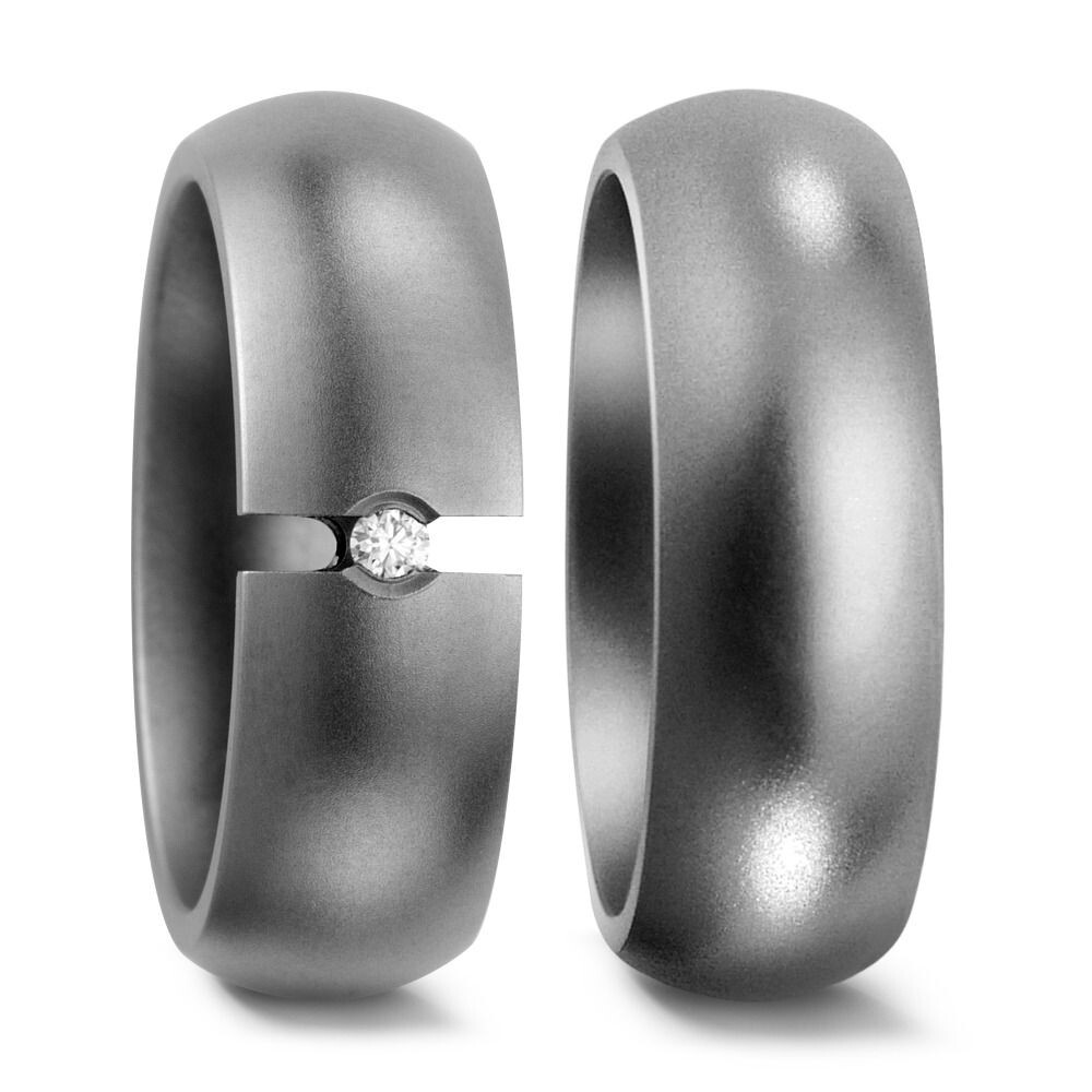 Trauringe Partnerringe Titan Brillant TitanFactory 50866