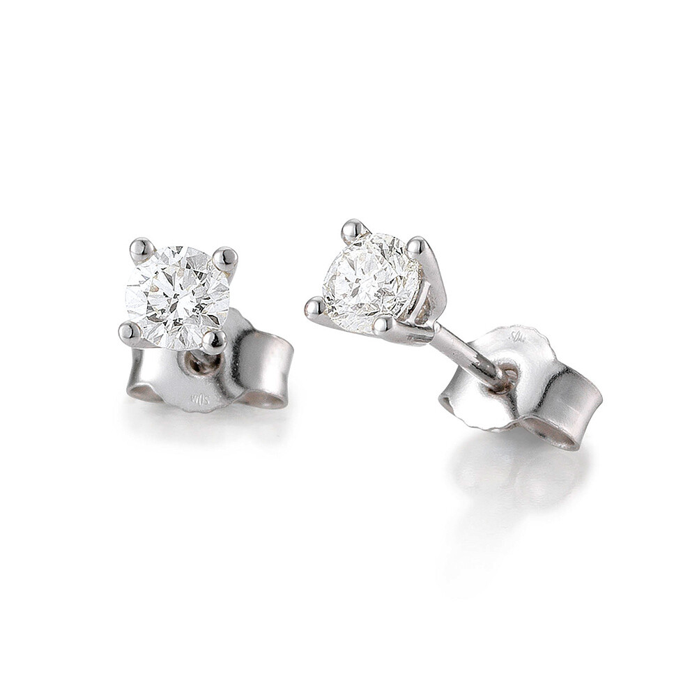 Ohrstecker 4er Krappe Platin Brillant BR159