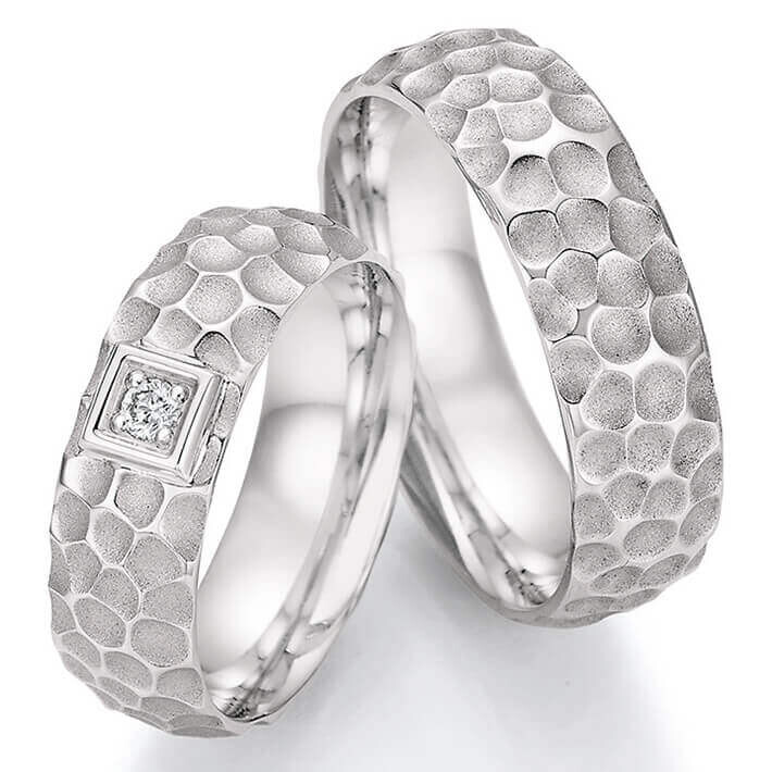 Ruesch Trauringe 66/63070-065 & 66/63080-065 aus Platin