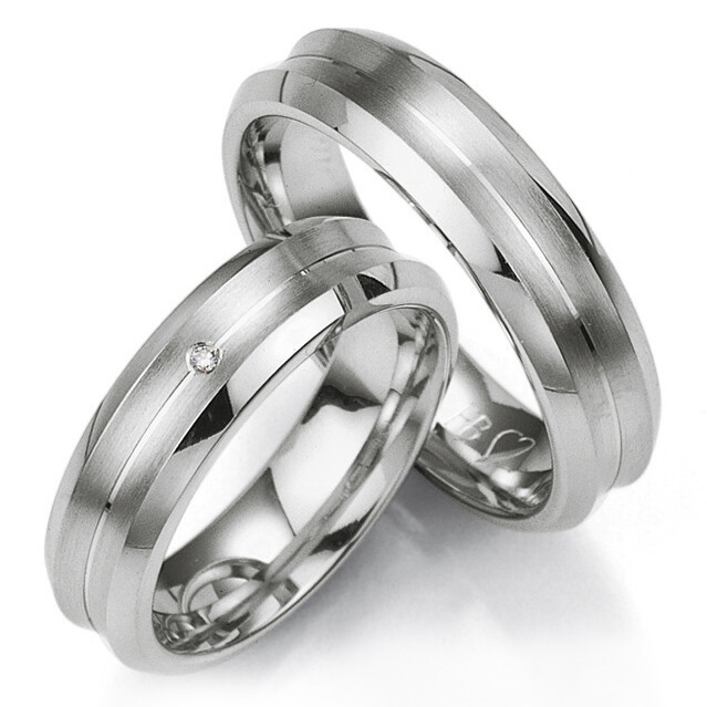 Breuning Trauringe Partnerringe 48/08023 & 48/08024 aus Silber 925