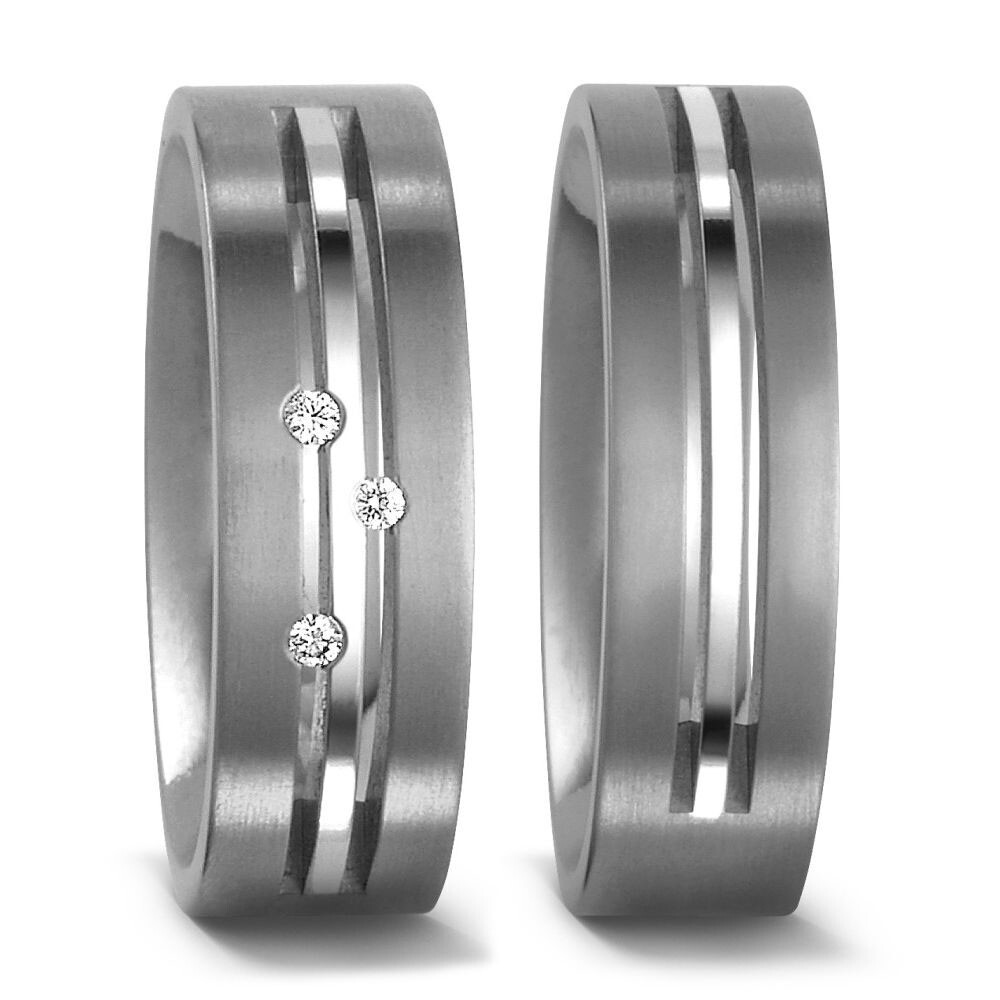 Trauringe Titan Brillant TitanFactory 51329 & 51325