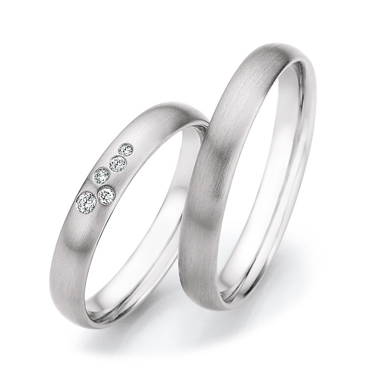 Eheringe Platin Honeymoon Ruesch 51/30030 & 51/30040