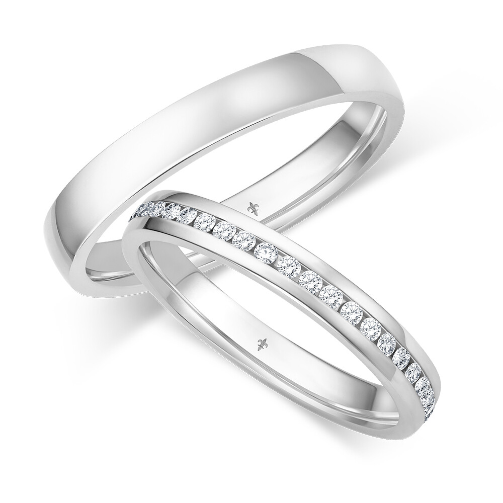 Eheringe Janine Weißgold Giloy TR-0/TR-1-00101