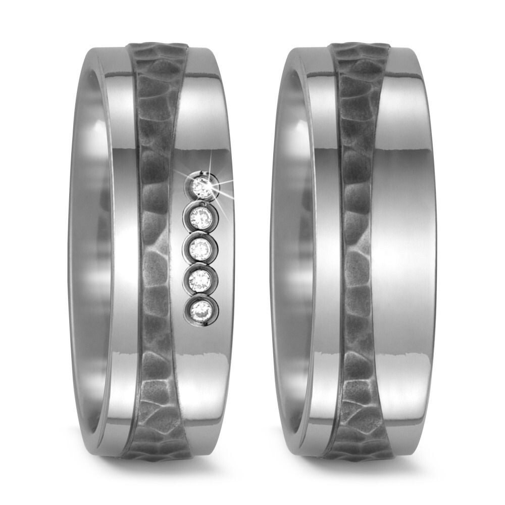 Trauringe Partnerringe Titan Brillant TitanFactory 52428