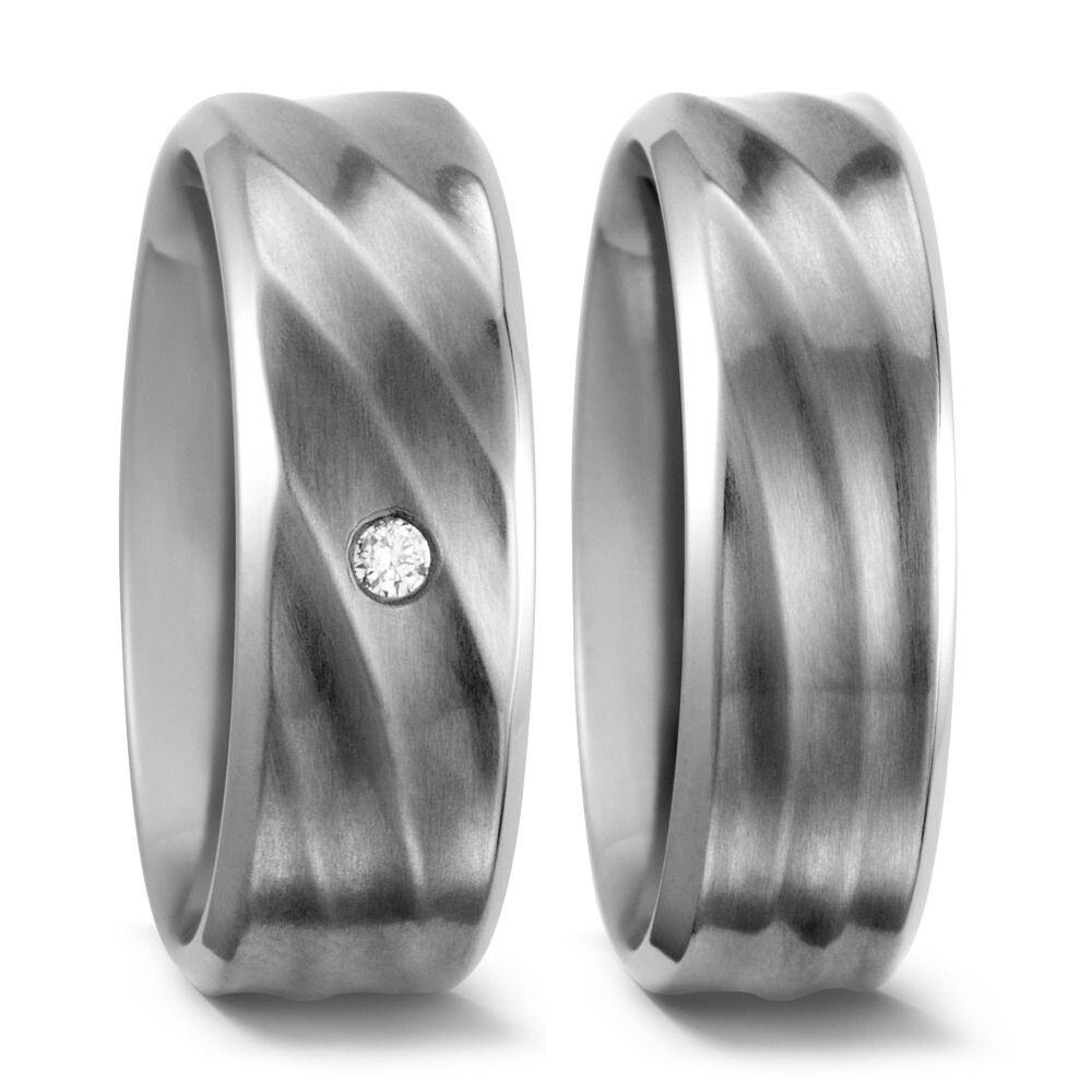 Trauringe Partnerringe Titan Brillant TitanFactory 52373