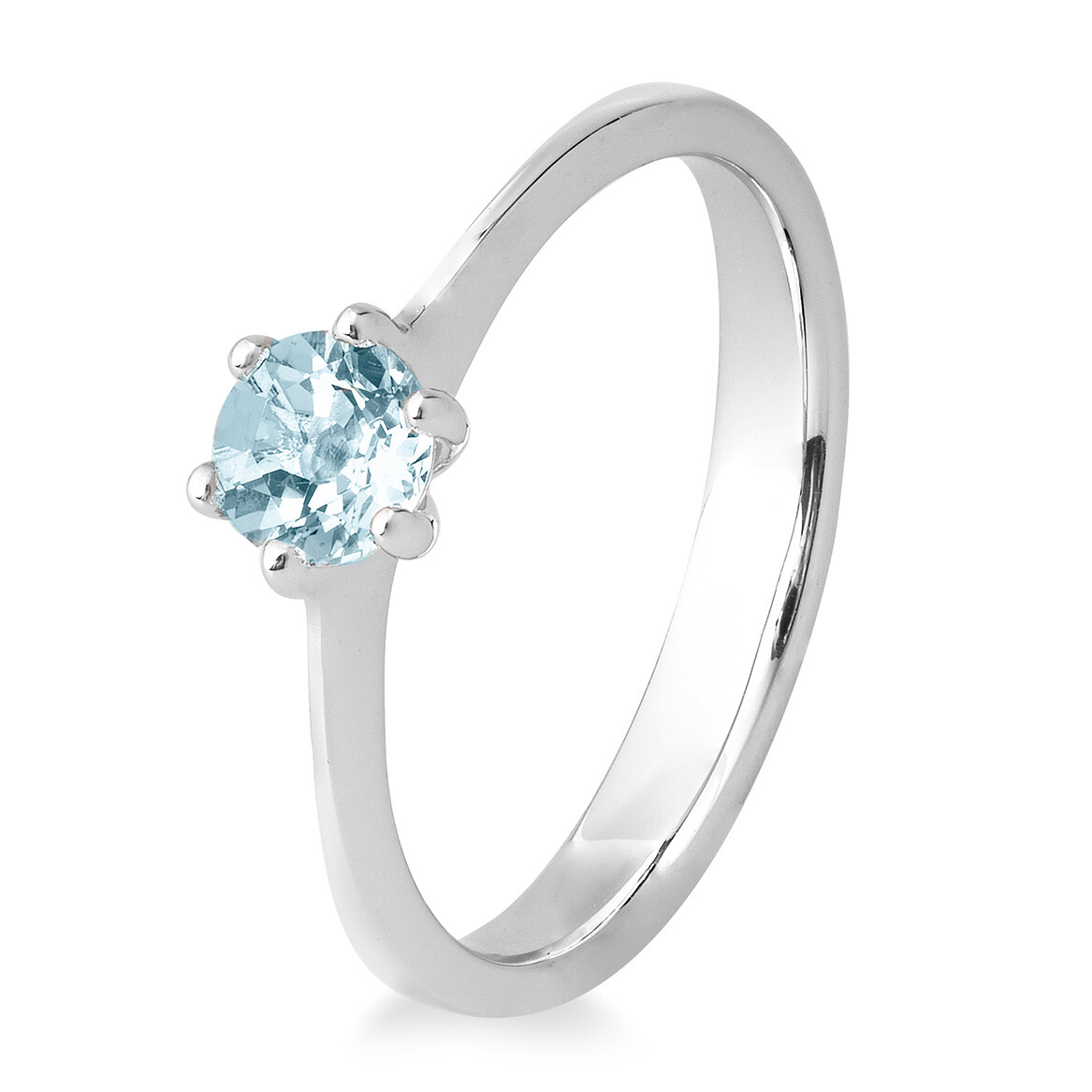 Breuning Ring Weißgold 585 Aqua 42/84833