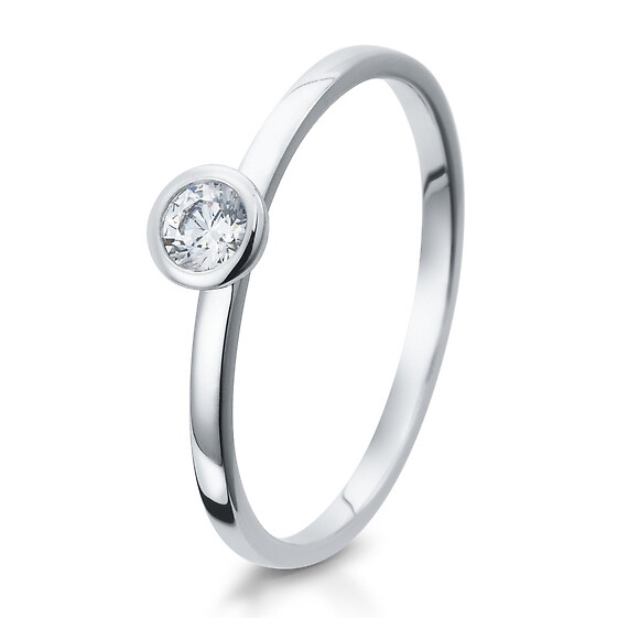 Breuning Verlobungsring 41/05288 aus Sterlingsilber 925 mit Zirkonia