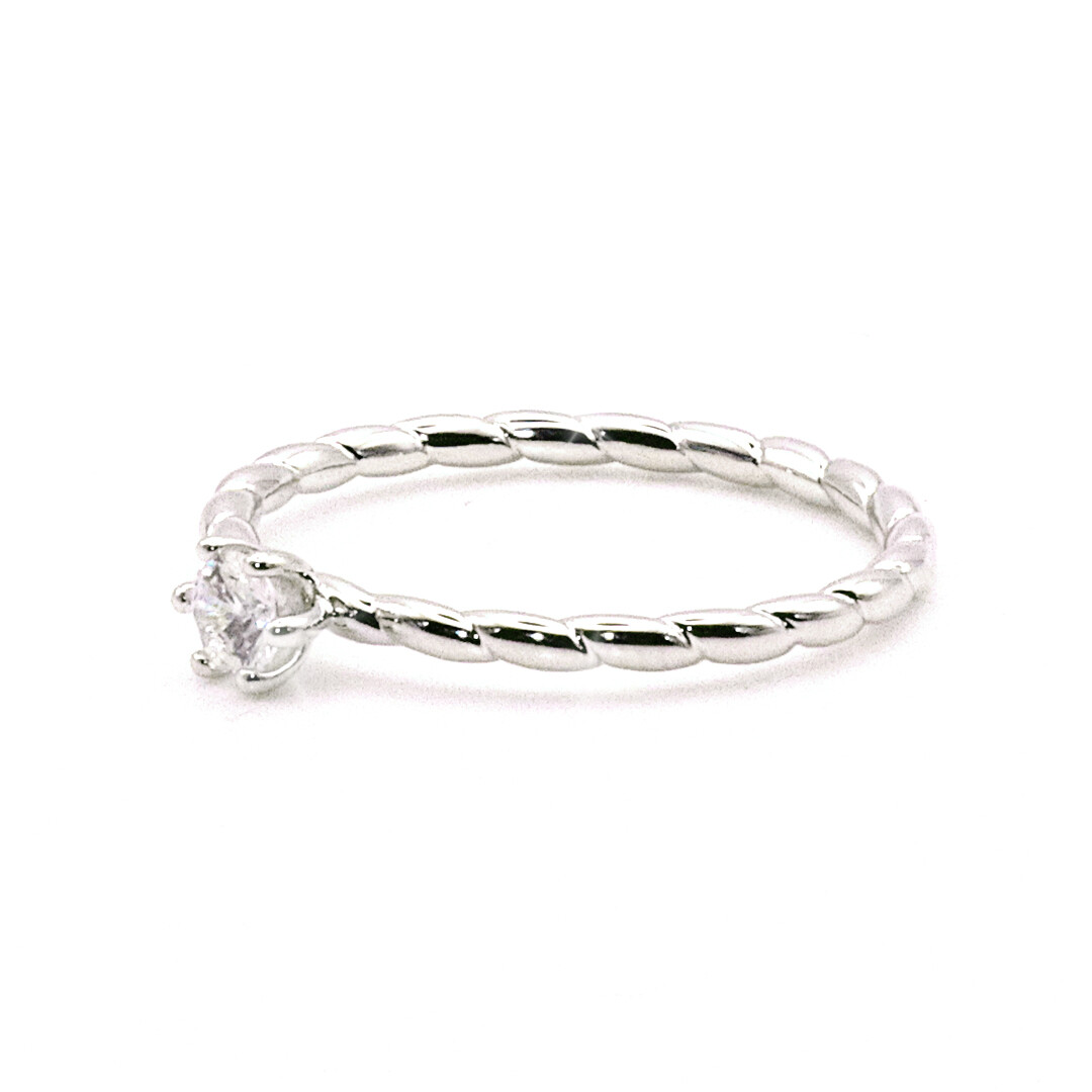Breuning Verlobungsring Twisted BR172-9 Weißgold Brillant