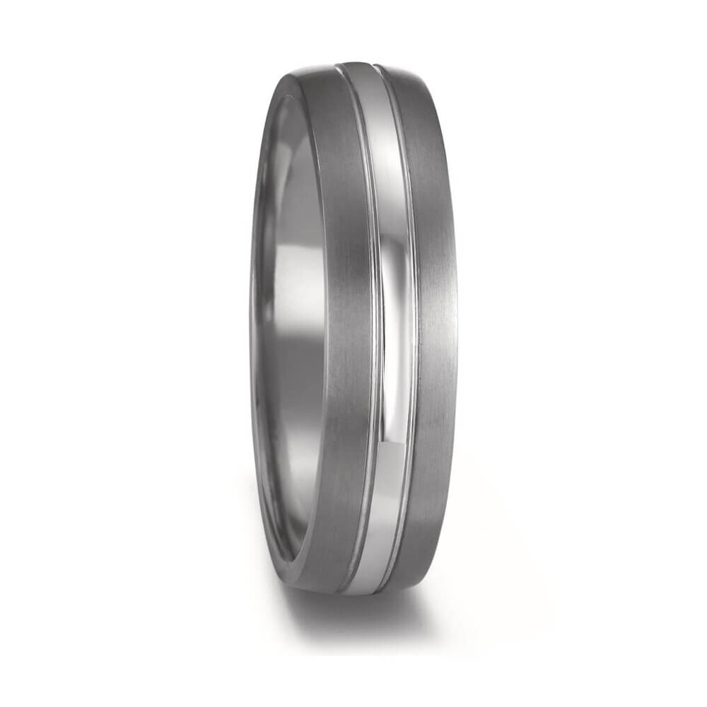 Trauringe aus Tantal & Platin Brillant TeNo 52678
