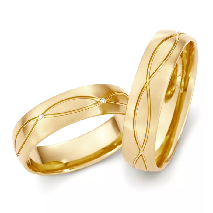 Max Kemper Trauringe Gelbgold Brillant 70237