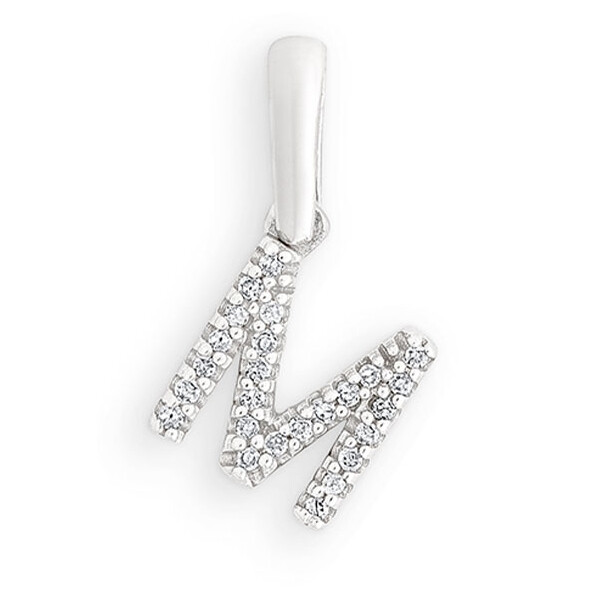 Palido Anhänger Weißgold 585 Buchstabe M C322-M