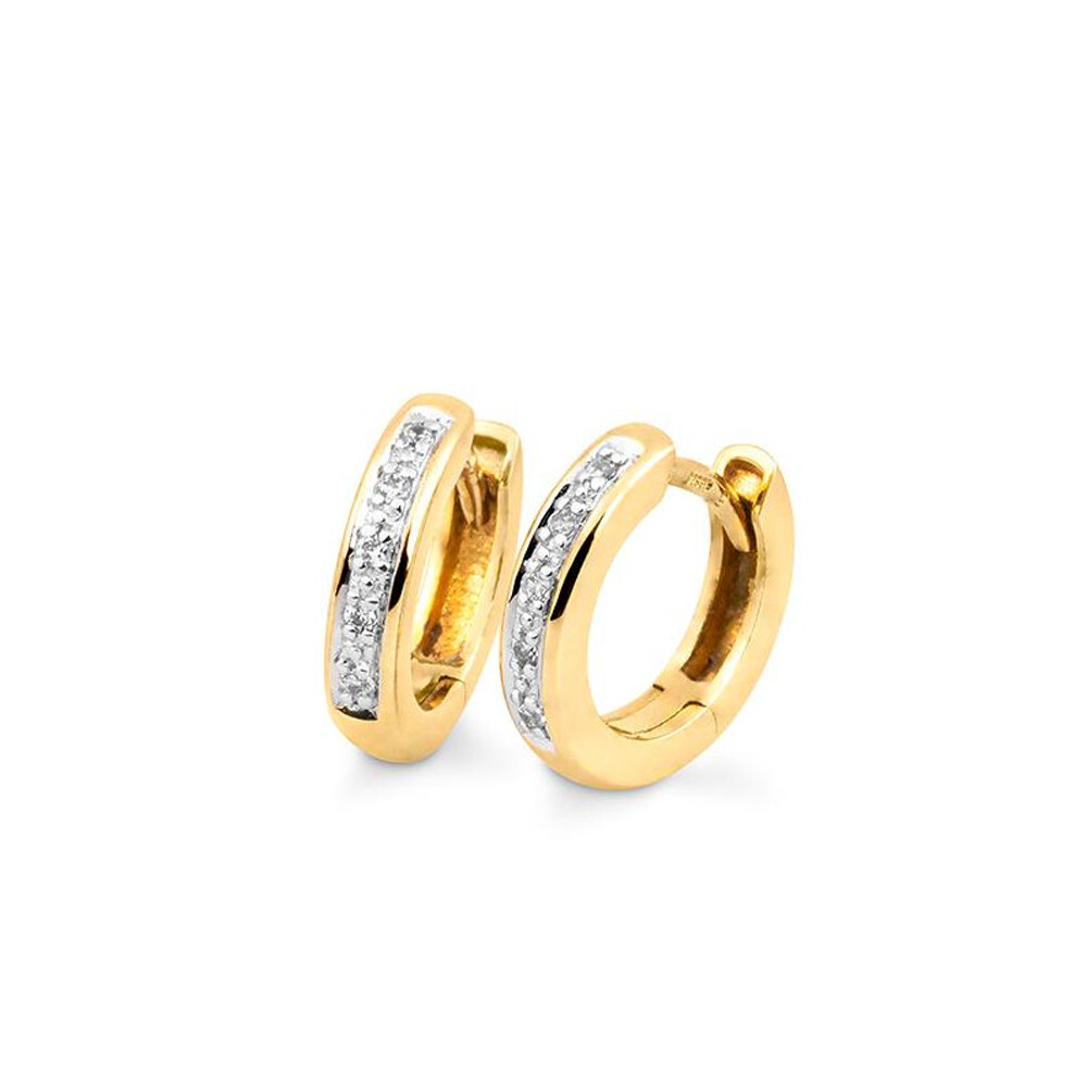 Creolen aus Gelbgold Brillant Breuning 06-04643