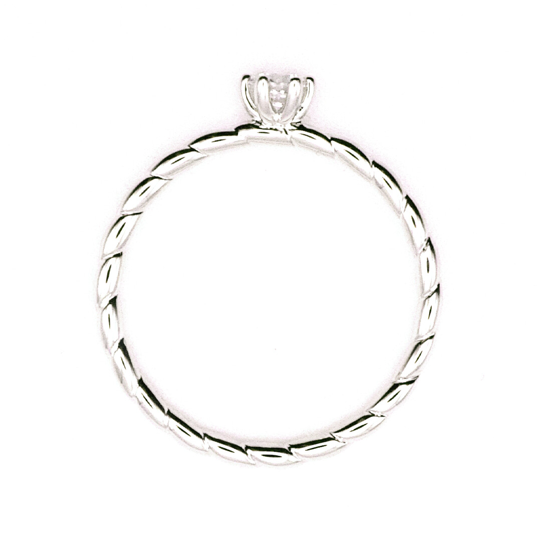 Breuning Verlobungsring Twisted BR172-9 Weißgold Brillant