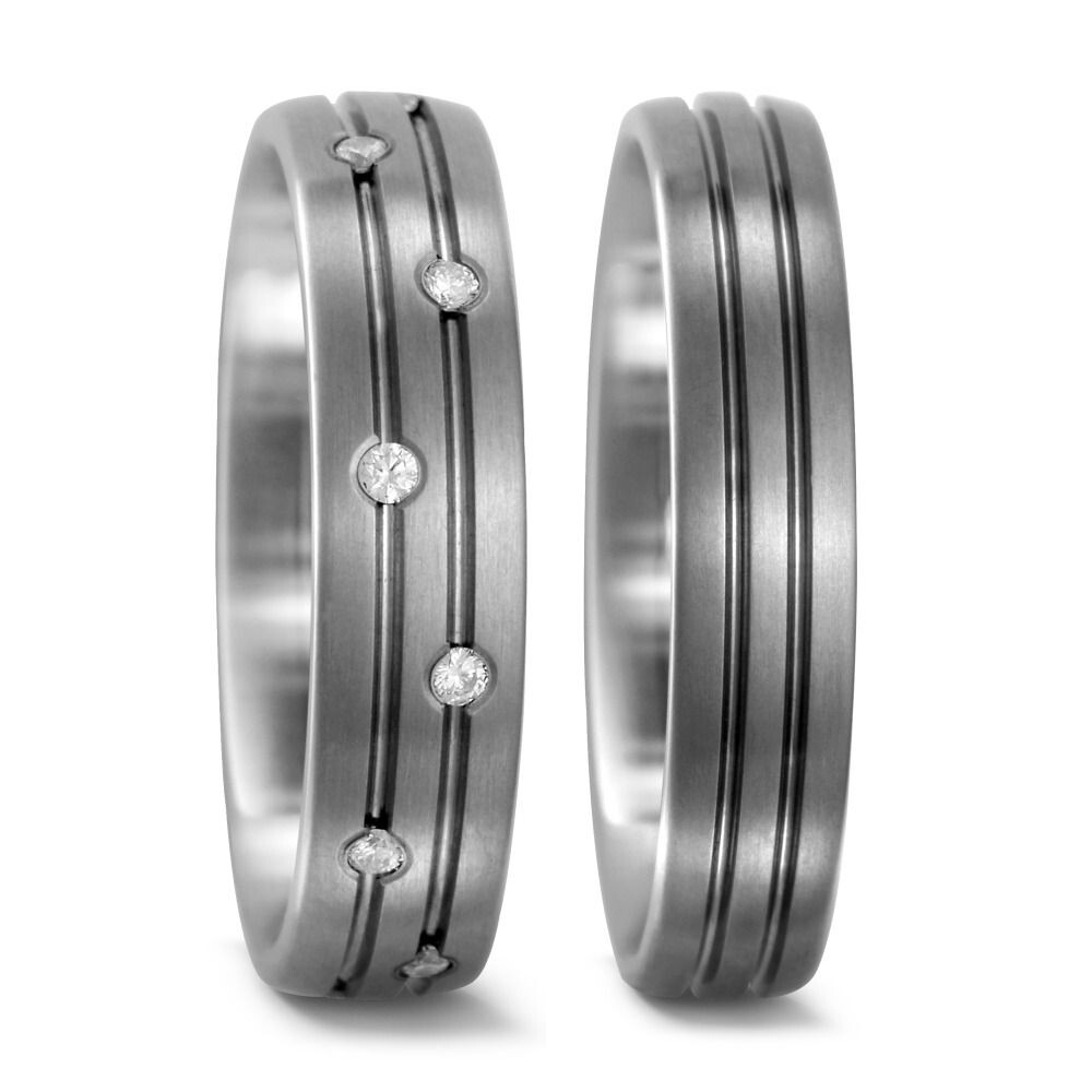 Trauringe Titan Brillant TitanFactory 51687 & 51776