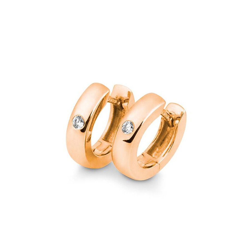 Creolen aus Rotgold Brillant Breuning 06-07522