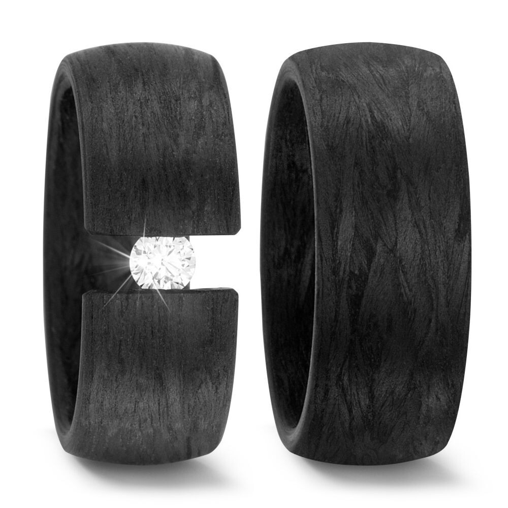 Trauringe Partnerringe Carbon Brillant TitanFactory 59283 