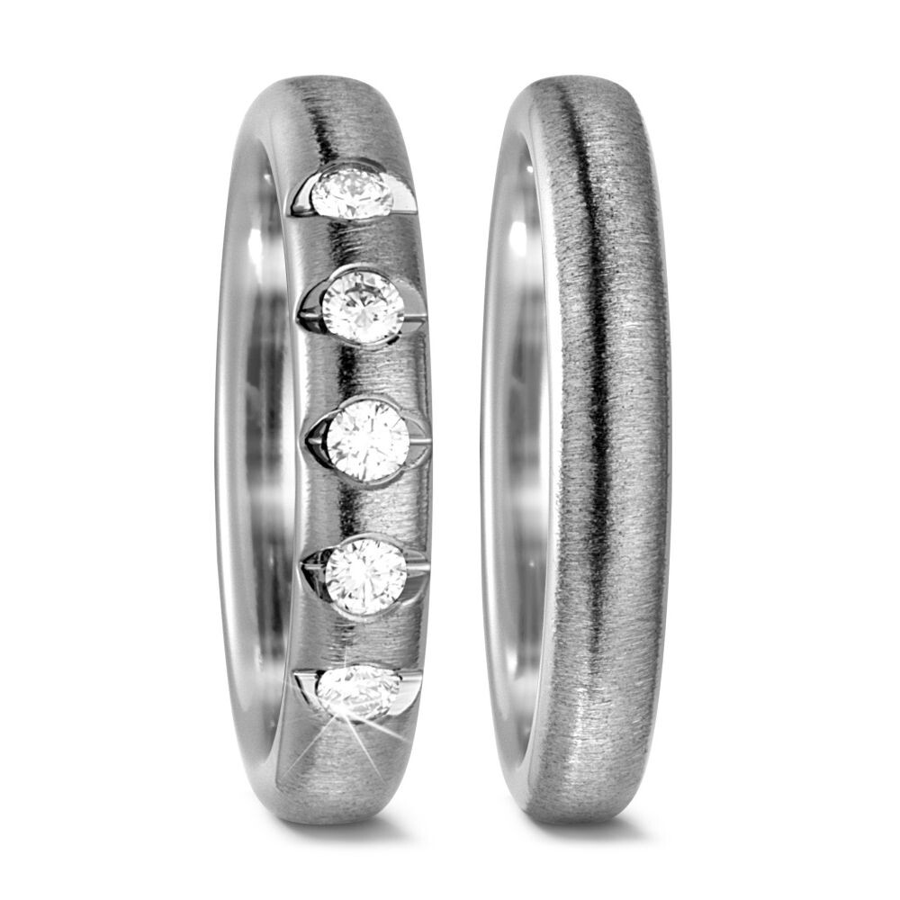 Trauringe Titan Brillant TitanFactory 52436 & 52431