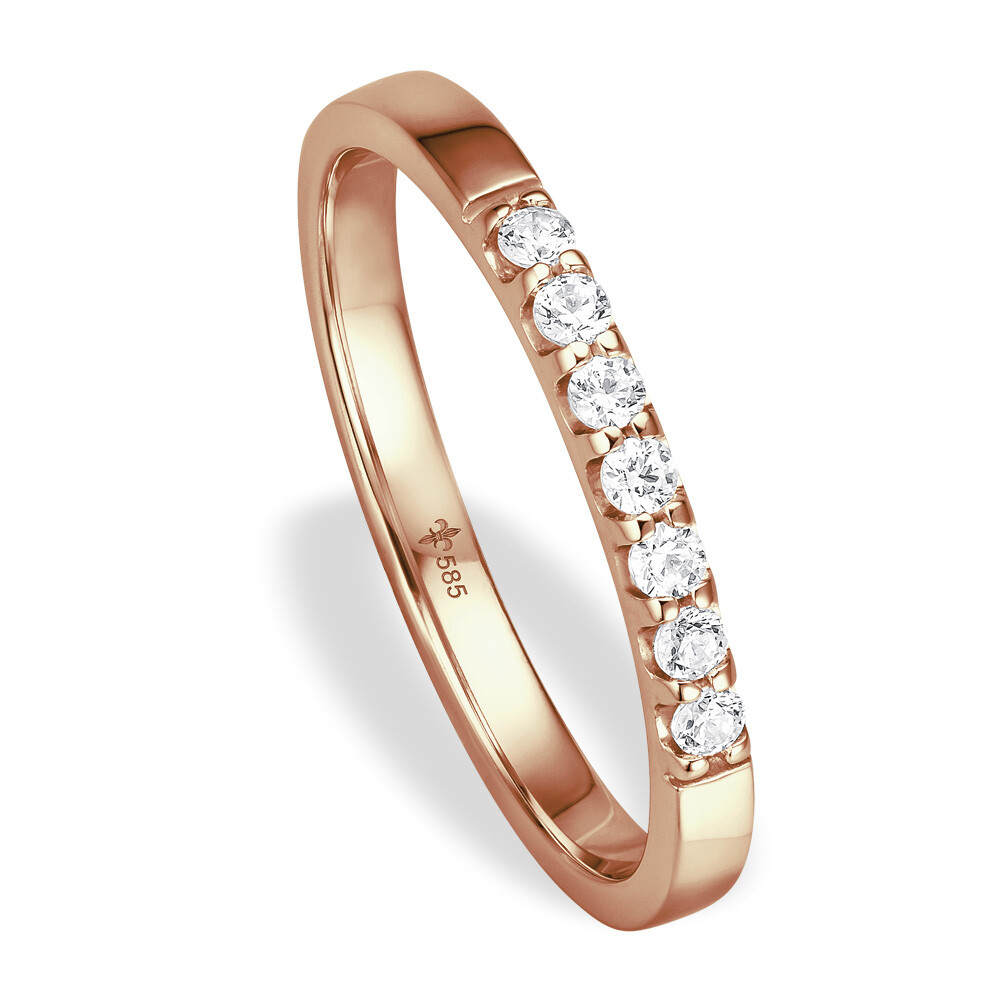 Memoire Ring Grace 7 Brillanten Roségold Giloy TM02007