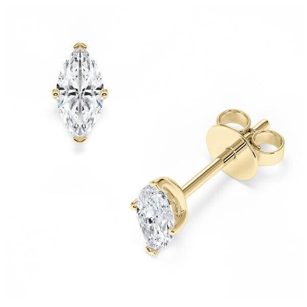Ohrstecker Gelbgold 585 Lab-Grown Diamant zus. 1,000 ct, Rubin RU-1777-26