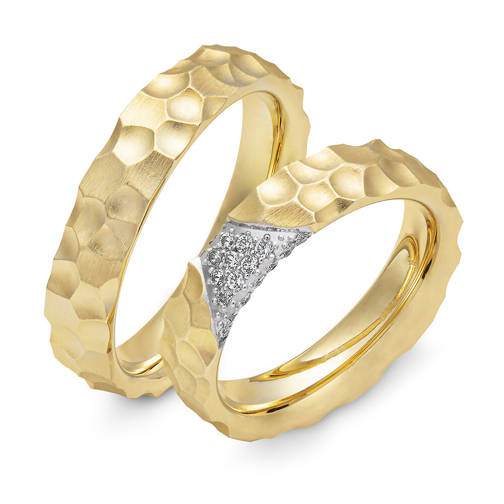 Eheringe Gelbgold Ikonen Breuning 48/06685 & 48/06686