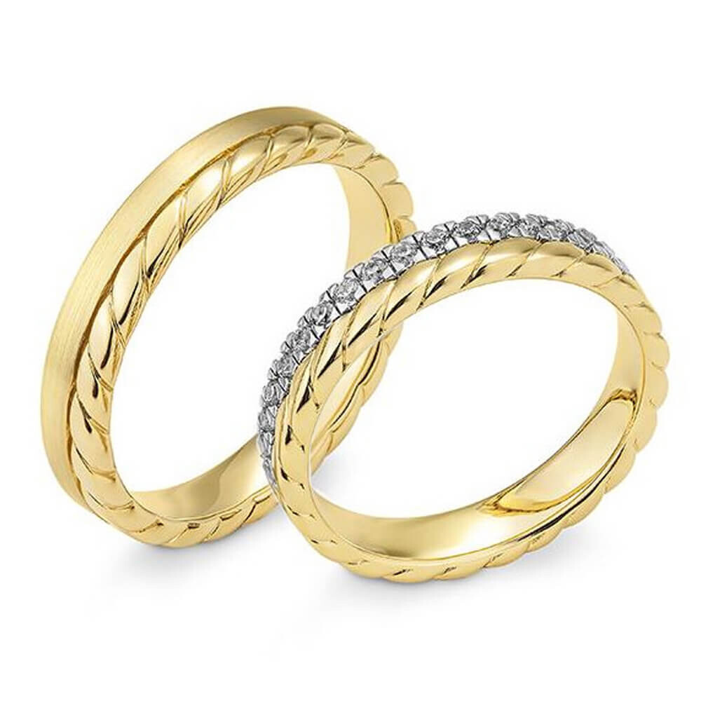 Partnerringe Silber 925 Lab-Grown Breuning 41-980290/30